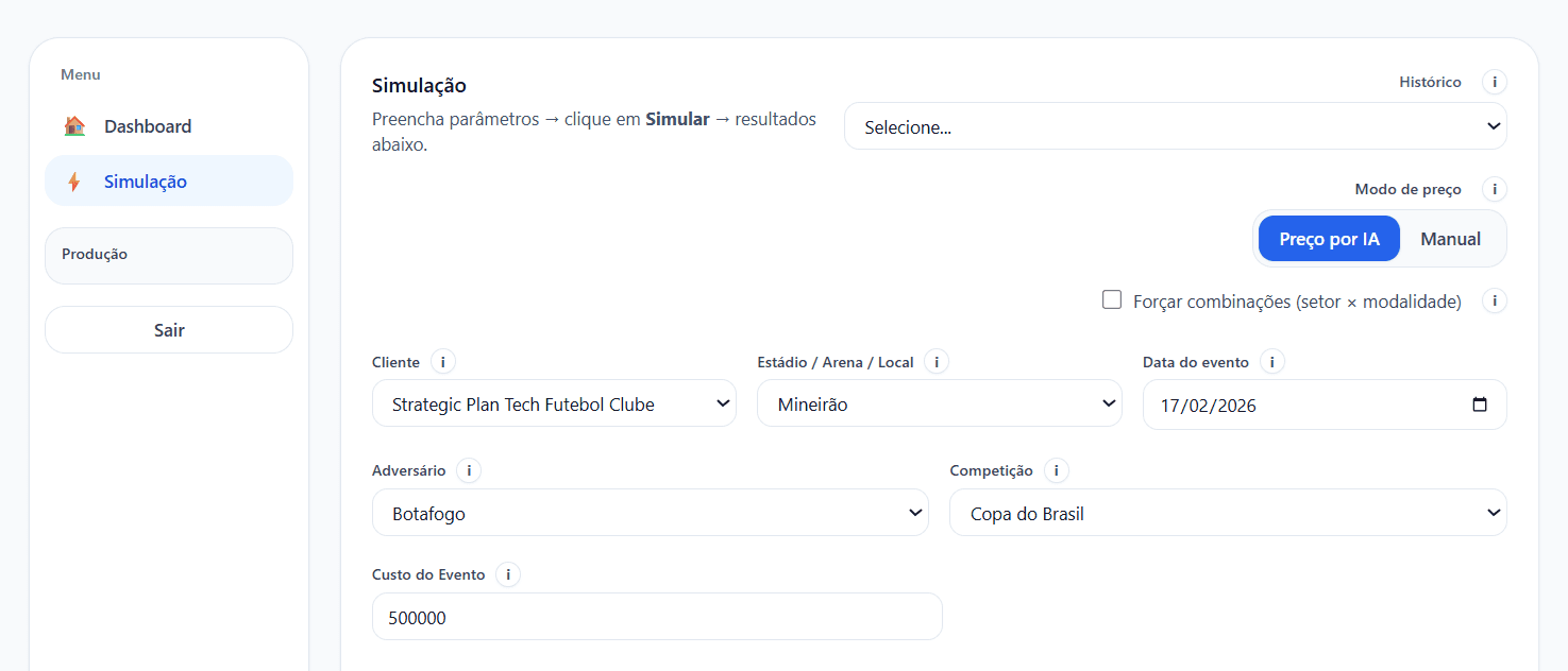 Público no estádio (contexto do evento)